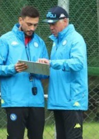 Giuseppe Ancelotti son Carlo Ancelotti and grandson.